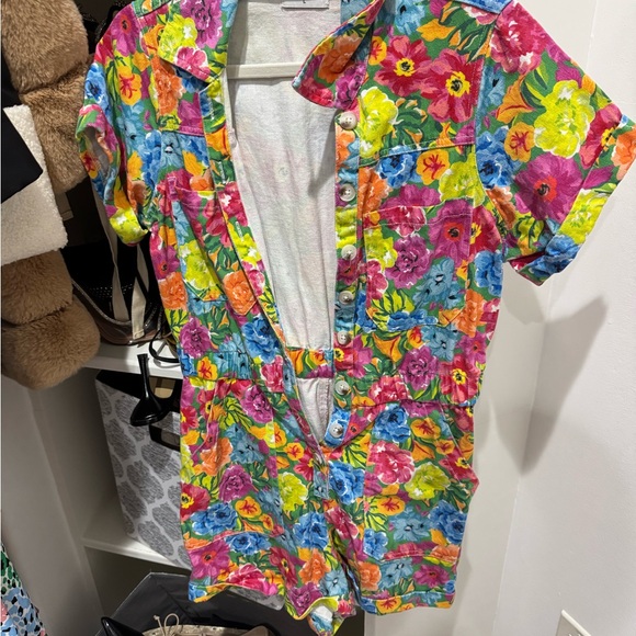 Show Me Your Mumu Cannon Floral Romper size large - Picture 2 of 2
